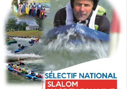 Affiche Sélectif Slalom NEV Tours 4 et 5 novembre 2023