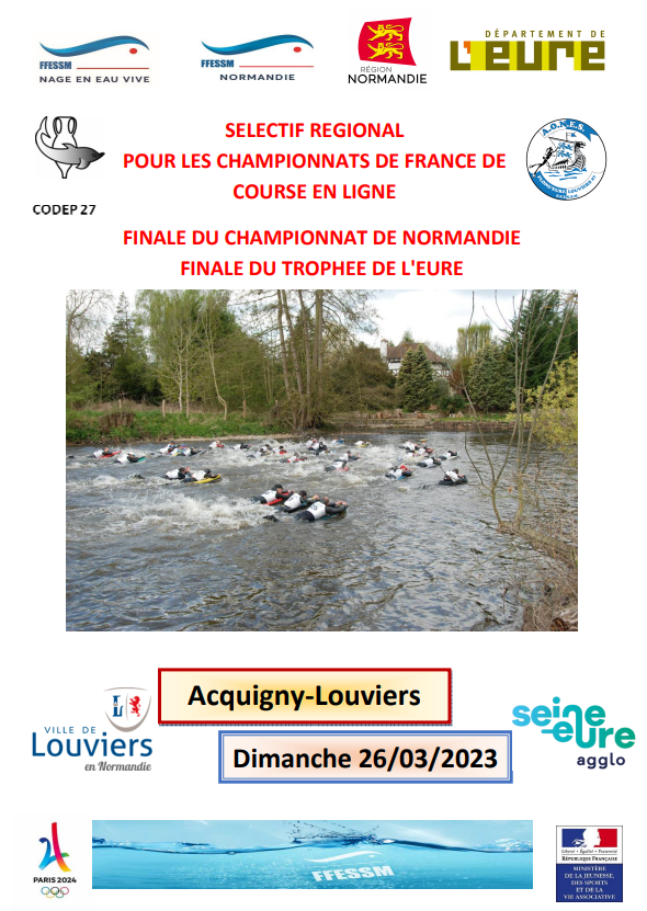 Course en ligne de la Région Normande à Louviers 2023